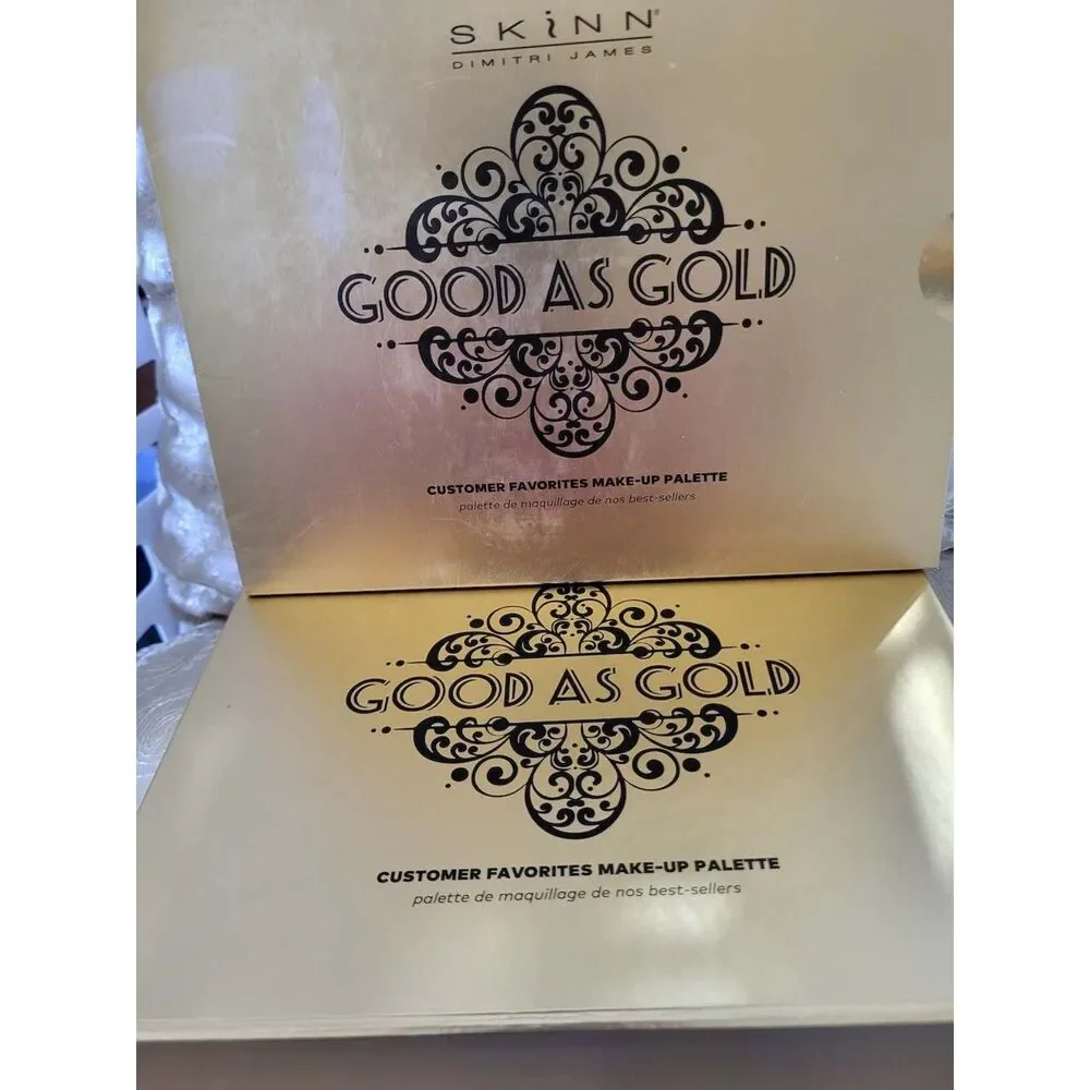 skinn cosmetics good as gold kit /palette color description